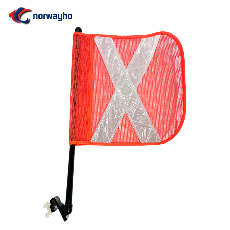NWH-WP REFLECTIVE FLAG WARNING CAR WINDOW FLAG
