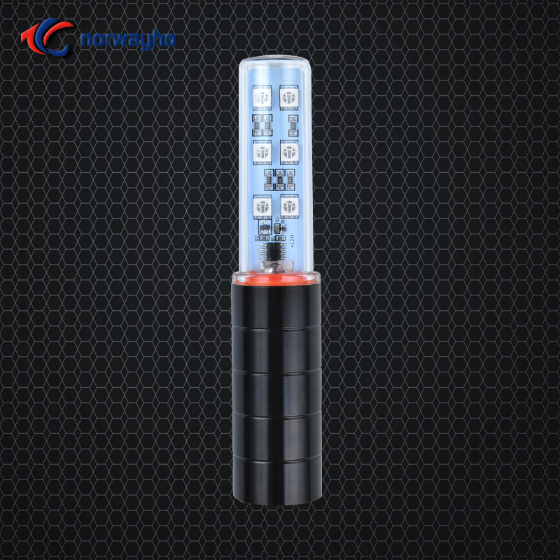 NWH-HST Super Bright Buggy LED Whip with Top Light Steady or Flash