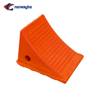 NWH-WCK06 Orange Safety warning Wheel Chock Polyurethane for Trucks
