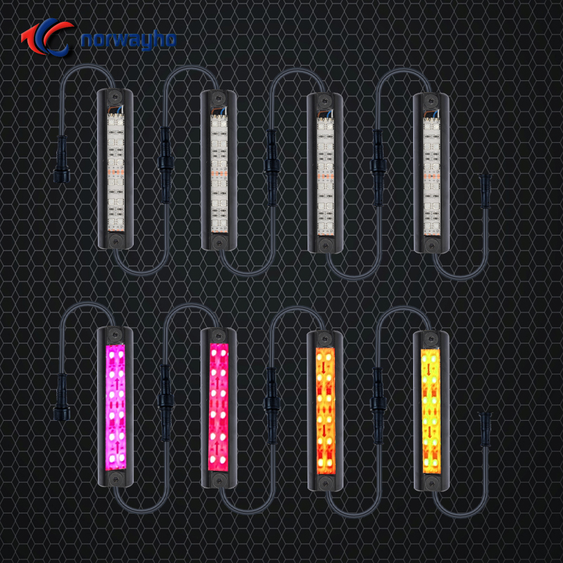 NWH-R8 12pcs LED/pod Dream Color Rock Light 4/6/8pods for ATV/UTV/RV/Toy Hauler