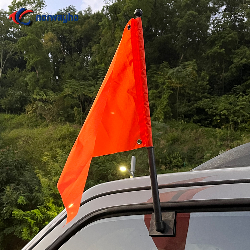 NWH-WP REFLECTIVE FLAG WARNING CAR WINDOW FLAG