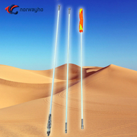 NWH-KY07 3-SECTIONS REFLECTIVE FLAG MINING SAFETY LED WHIPS
